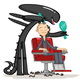Illustration for article titled One Of The Scariest Aliens In Film History Gets An Adorably Cute Makeover